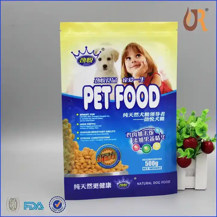 Back Seal Pet Food Bags product packaging photo