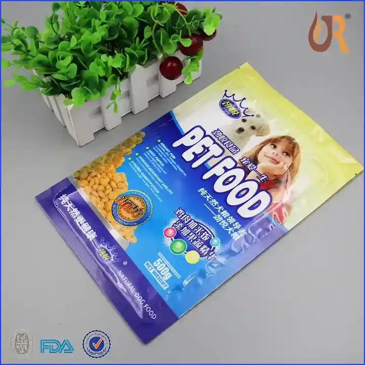 Back Seal Pet Food Bags product packaging photo 4