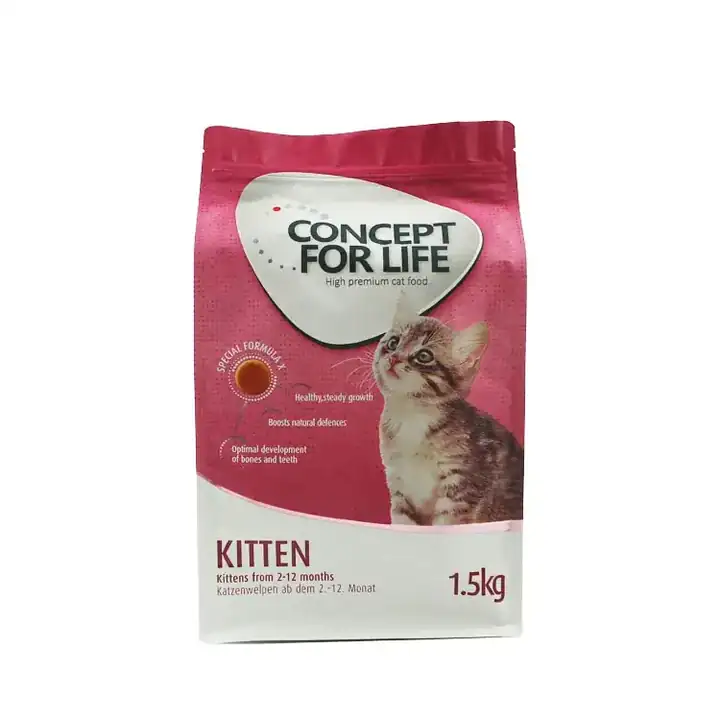 Flat Bottom Cat Food Bags product packaging photo 2