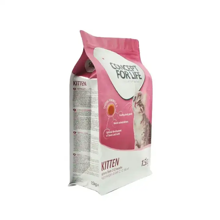 Flat Bottom Cat Food Bags product packaging photo 3
