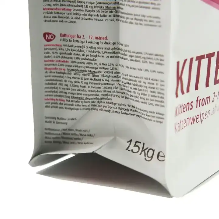 Flat Bottom Cat Food Bags product packaging photo 10
