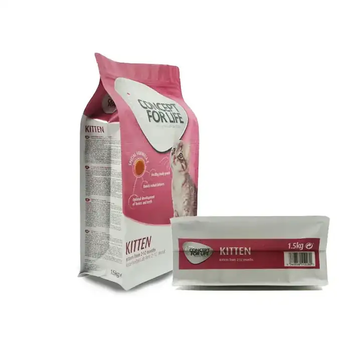 Flat Bottom Cat Food Bags product packaging photo 11