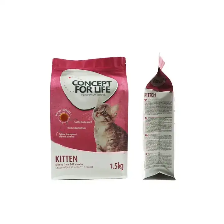 Flat Bottom Cat Food Bags product packaging photo 13