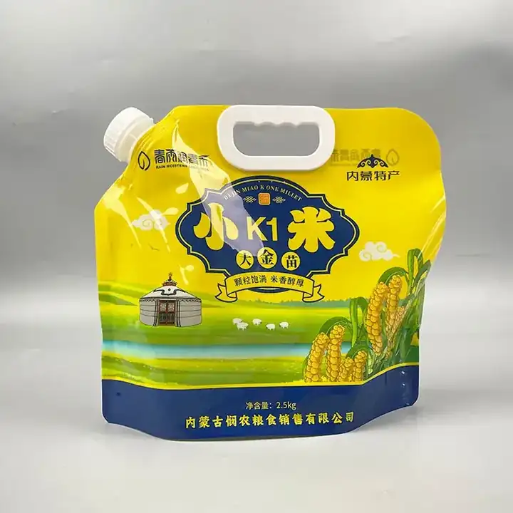 2.5kg Millet Spout Pouches product packaging photo 3