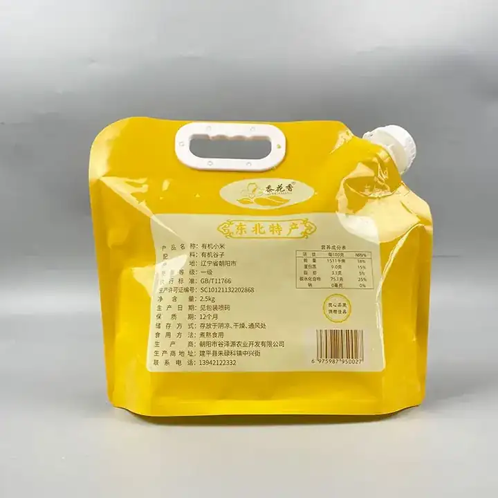 2.5kg Millet Spout Pouches product packaging photo 11