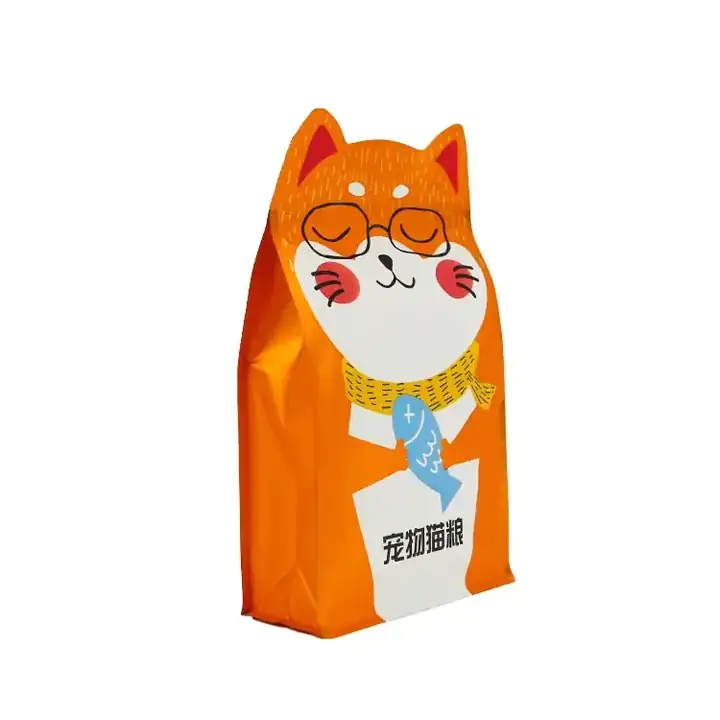 Special Shaped Flat Bottom Pet Food Bags product packaging photo 4