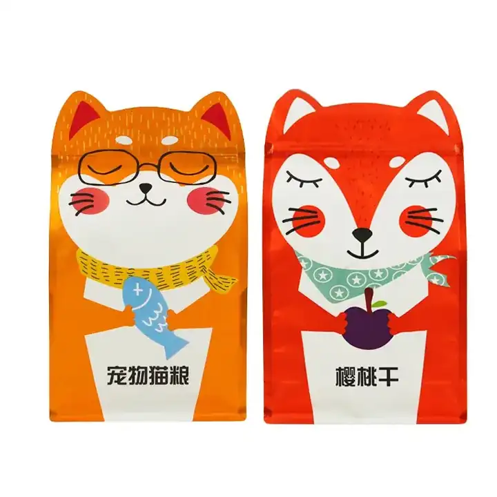 Special Shaped Flat Bottom Pet Food Bags product packaging photo 10