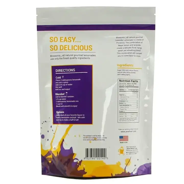 Stand Up Powder Bags product packaging photo 4
