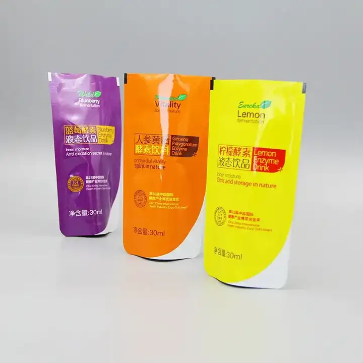 Stand Up Powder Drink Bags product packaging photo 11