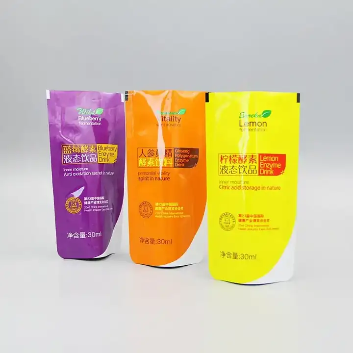 Stand Up Powder Drink Bags product packaging photo 12