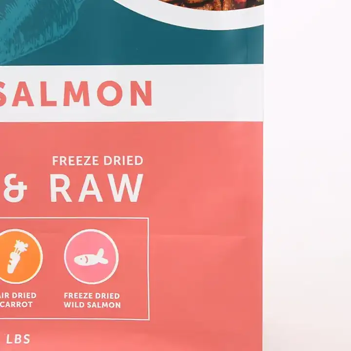Zipper Flat Bottom Pet Food Bags product packaging photo 4
