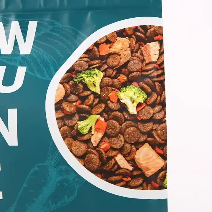 Zipper Flat Bottom Pet Food Bags product packaging photo 5