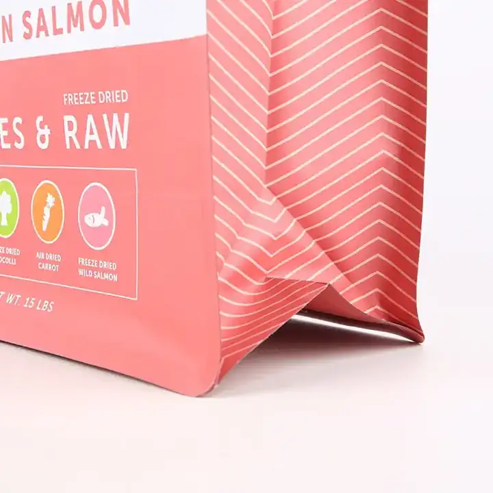 Zipper Flat Bottom Pet Food Bags product packaging photo 7