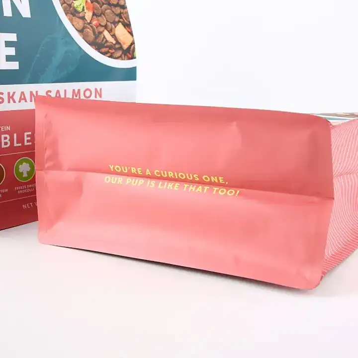 Zipper Flat Bottom Pet Food Bags product packaging photo 9